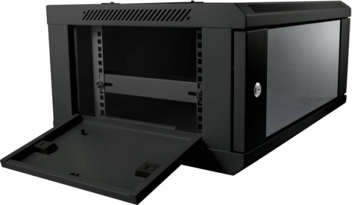 ALLNET ALL-SMC6604SCHWARZ Rack Gehäuse - 4 HE - Schwarz-1