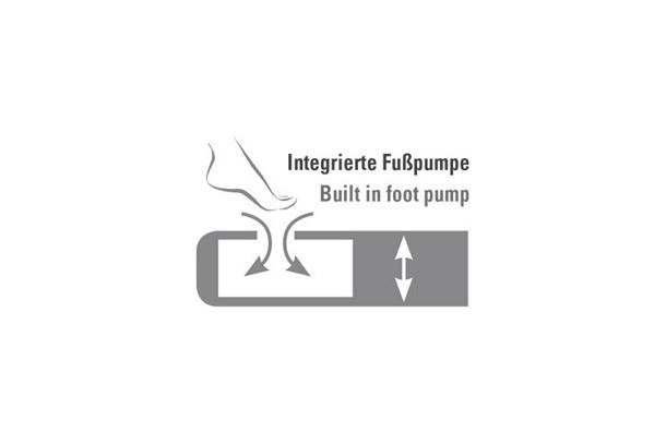 High Peak 40045, Doppelmatratze, Rechteck, Innen & Außen, Integrierte Luftpumpe-1