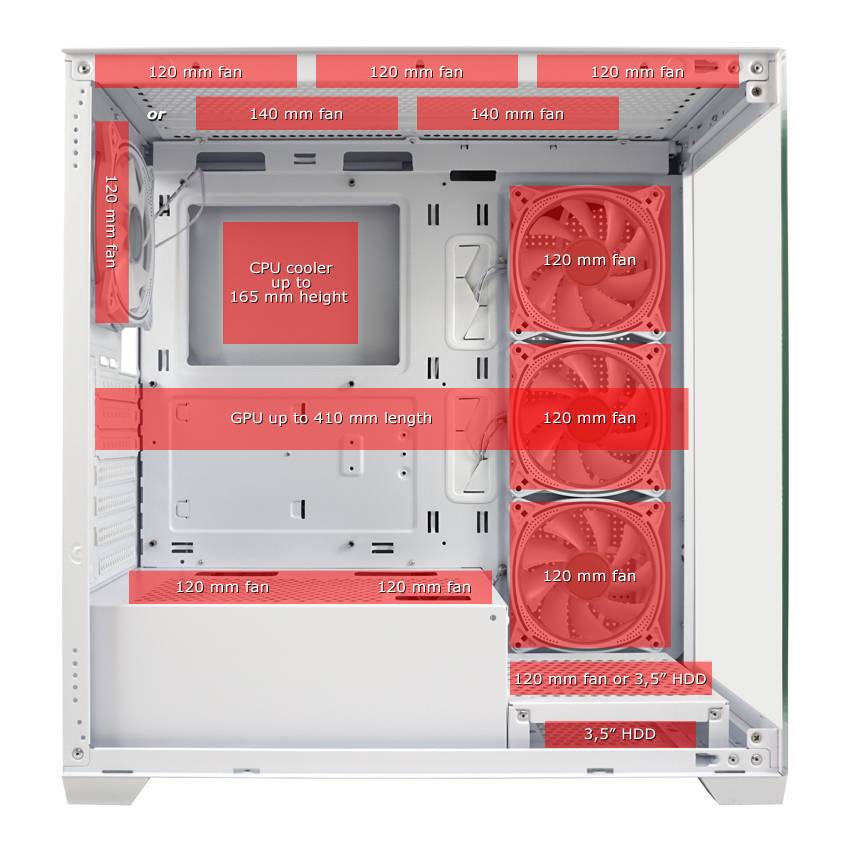LC-Power 715W - Midi-Tower Gaming - ATX - Seitenteil mit Fenster (gehärtetes Glas)-3