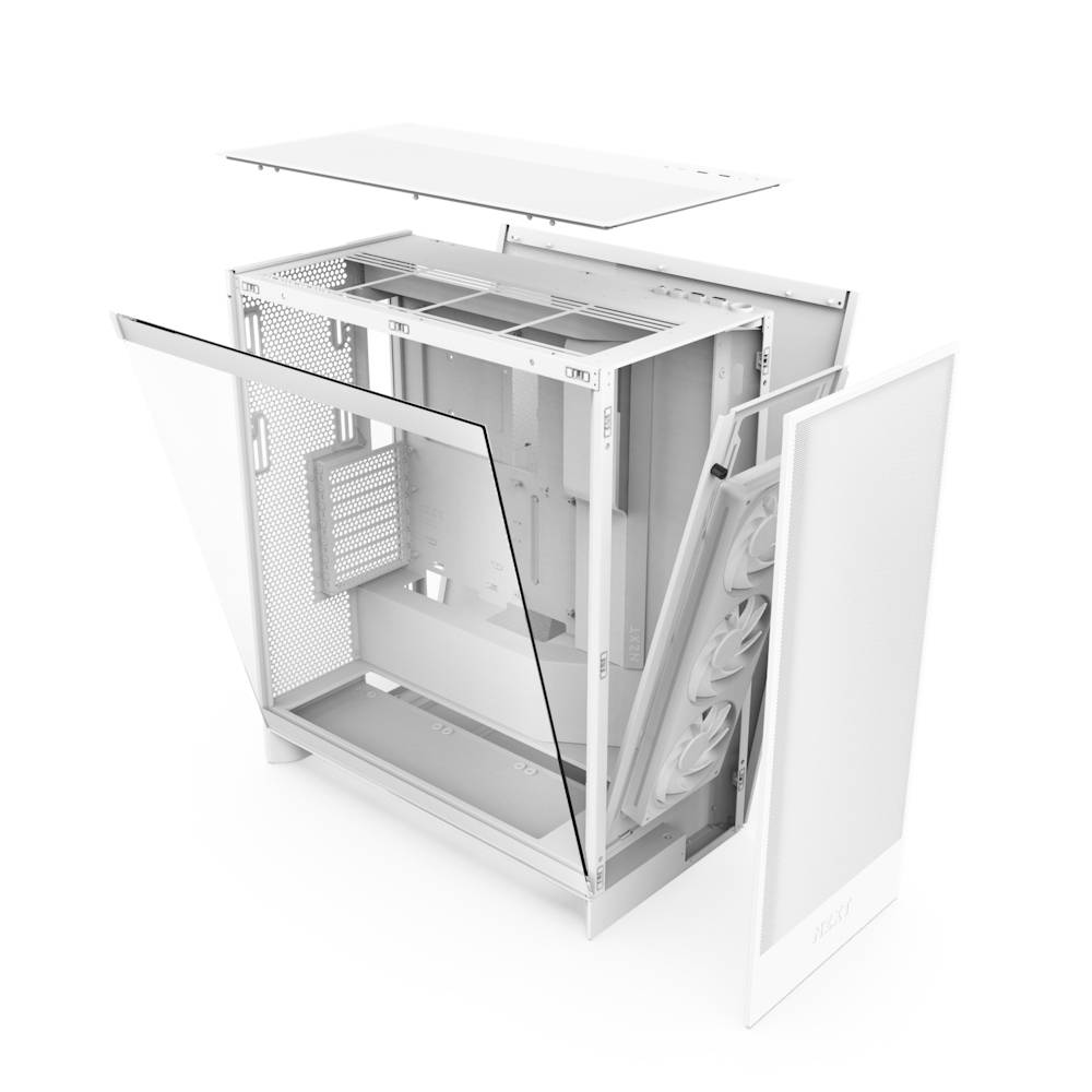 NZXT H series H7 Flow - Mid tower - ATX - Seitenteil mit Fenster (gehärtetes Glas)-3
