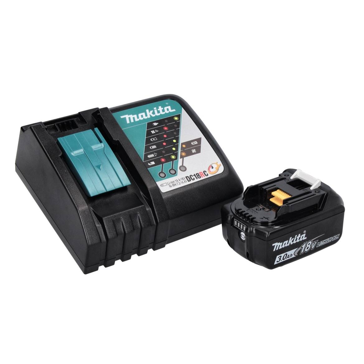 Makita DDF 485 RF1 Akku Bohrschrauber 18 V 50 Nm Brushless + 1x Akku 3,0 Ah + Ladegerät-3