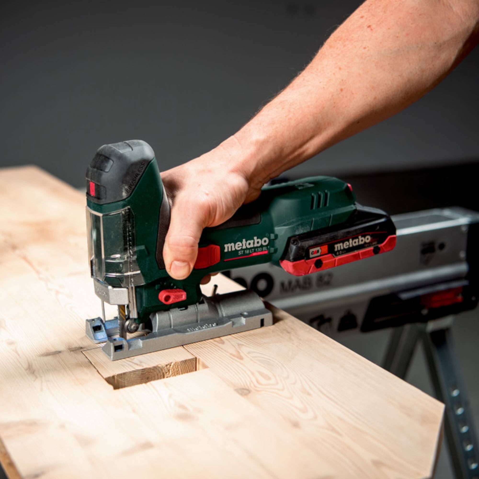 Metabo ST 18 LT 130 BL Akku Stichsäge 18 V 130 mm Brushless + 1x LiHD Akku 4,0 Ah - ohne Ladegerät-3