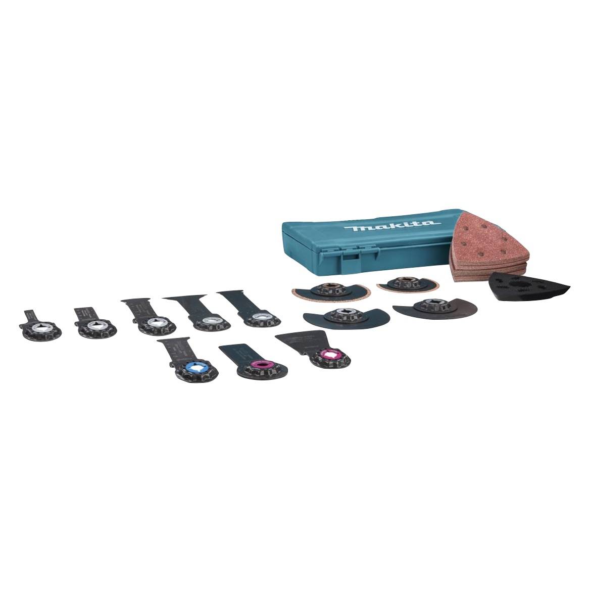 Makita DTM 52 ZJX2 Akku Multifunktionswerkzeug 18 V Starlock Max Brushless + 43 tlg. Zubehörset + Makpac-2