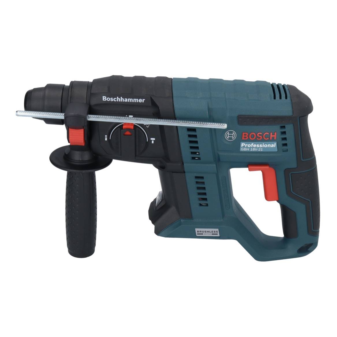 Bosch GBH 18V-21 Professional Akku Bohrhammer 18 V 2,0 J SDS plus ( 0611911100 ) Brushless Solo-2