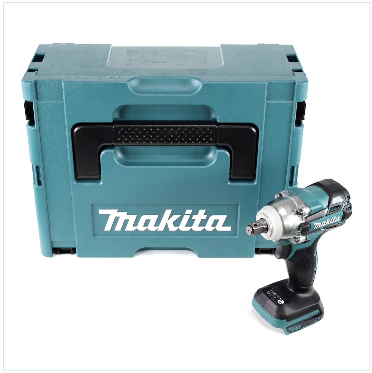 Makita DTW 285 ZJ Akku Schlagschrauber 18V 280Nm 1/2" Brushless Solo + Makpac - ohne Akku, ohne Ladegerät-1