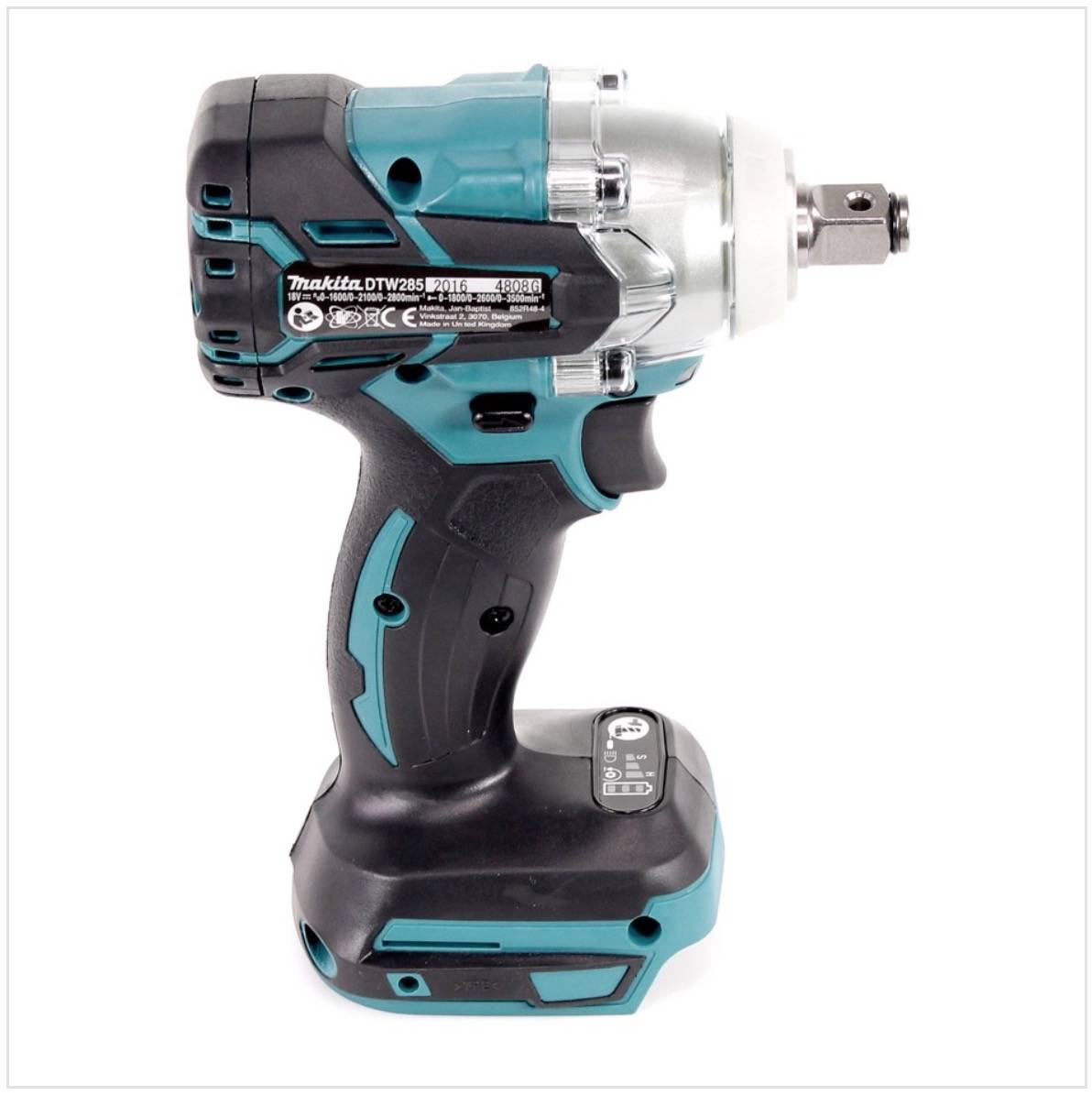 Makita DTW 285 ZJ Akku Schlagschrauber 18V 280Nm 1/2" Brushless Solo + Makpac - ohne Akku, ohne Ladegerät-2
