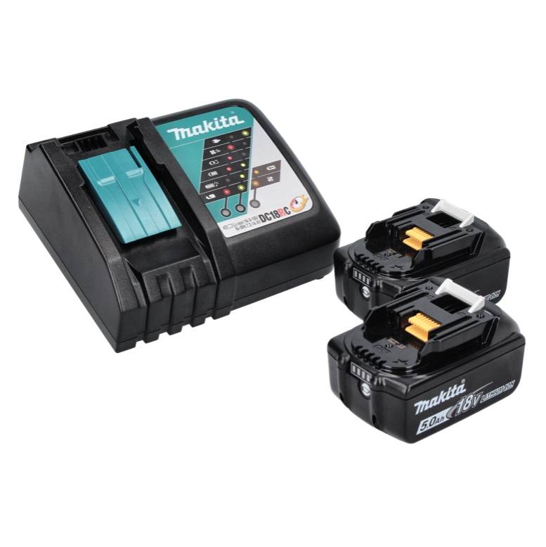 Makita DLX 2452 TJ Akku Kombo Kit KFZ DTW 300 Akku Schlagschrauber + DDF 485 Akku Bohrschrauber + 2x Akku 5,0-4