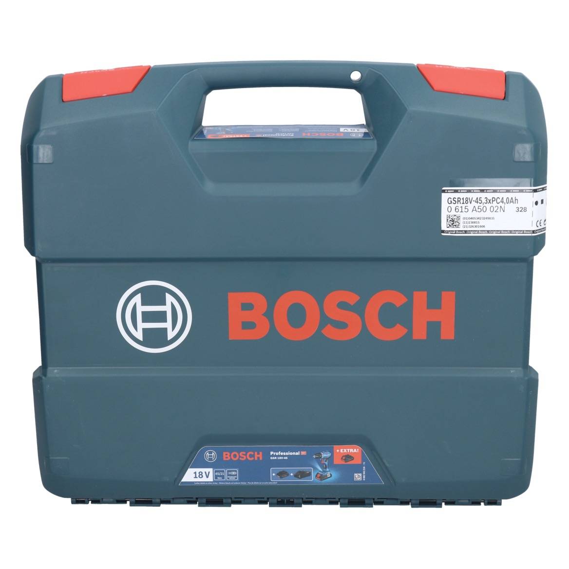 Bosch GSR 18V-45 Professional Akku Bohrschrauber 18 V 45 Nm Brushless ( 0615A5002N ) + 3x ProCORE Akku 4,0-3