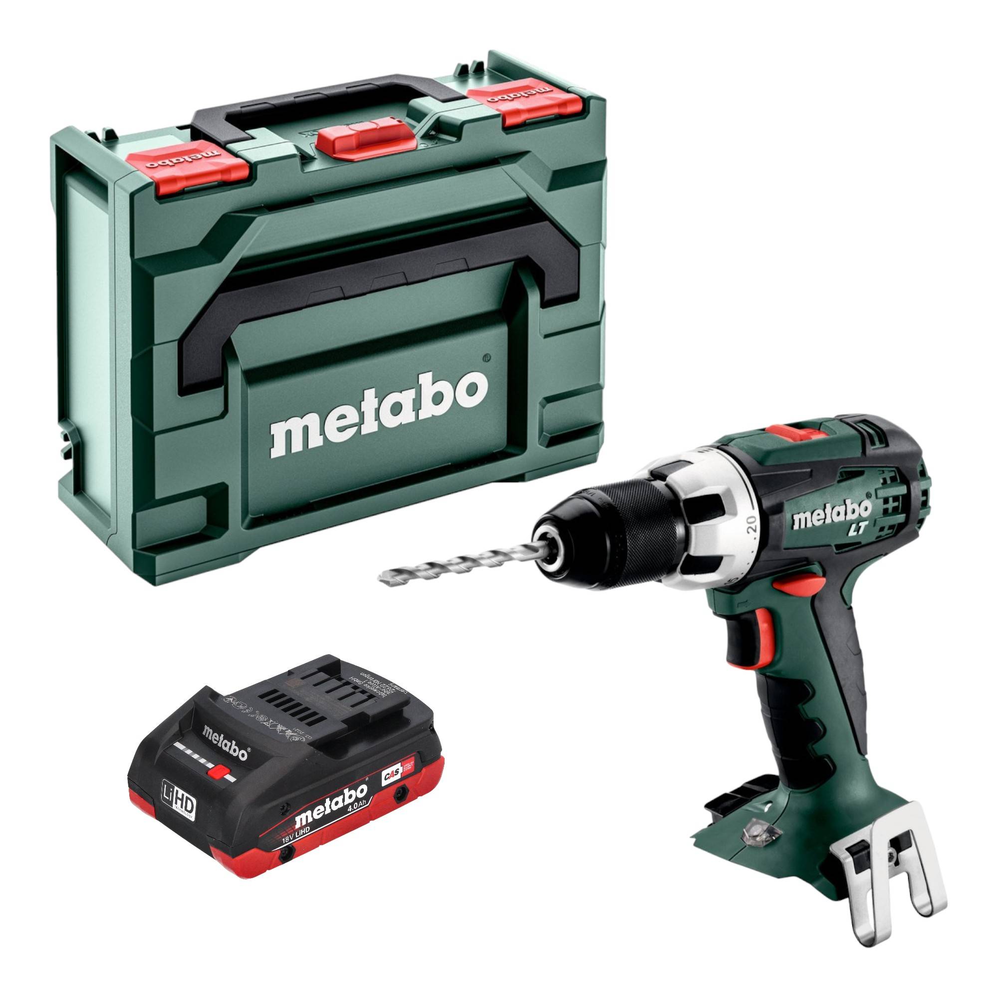 Metabo BS 18 LT Akku Bohrschrauber 18 V 60 Nm + 1x LiHD Akku 4,0 Ah + metaBOX - ohne Ladegerät-0