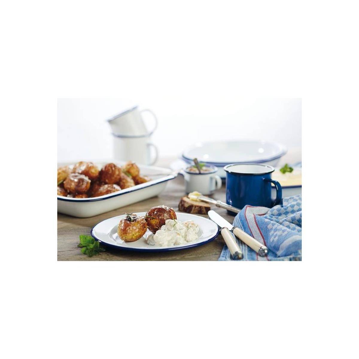 APS Enamelware Schale Schüssel 350ml-2