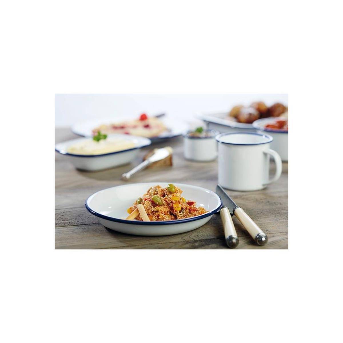 APS Enamelware Schale Schüssel 350ml-3