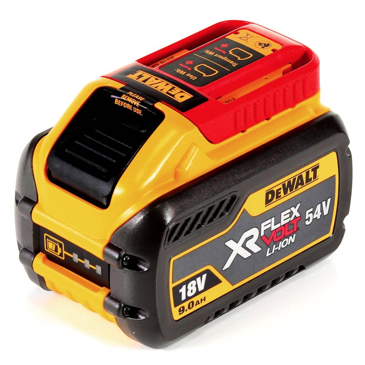DeWalt DCB 547 FLEXVOLT Akku 54 V / 18 V 9,0 Ah - 9000 mAh Li-Ion mit Ladestandanzeige-1