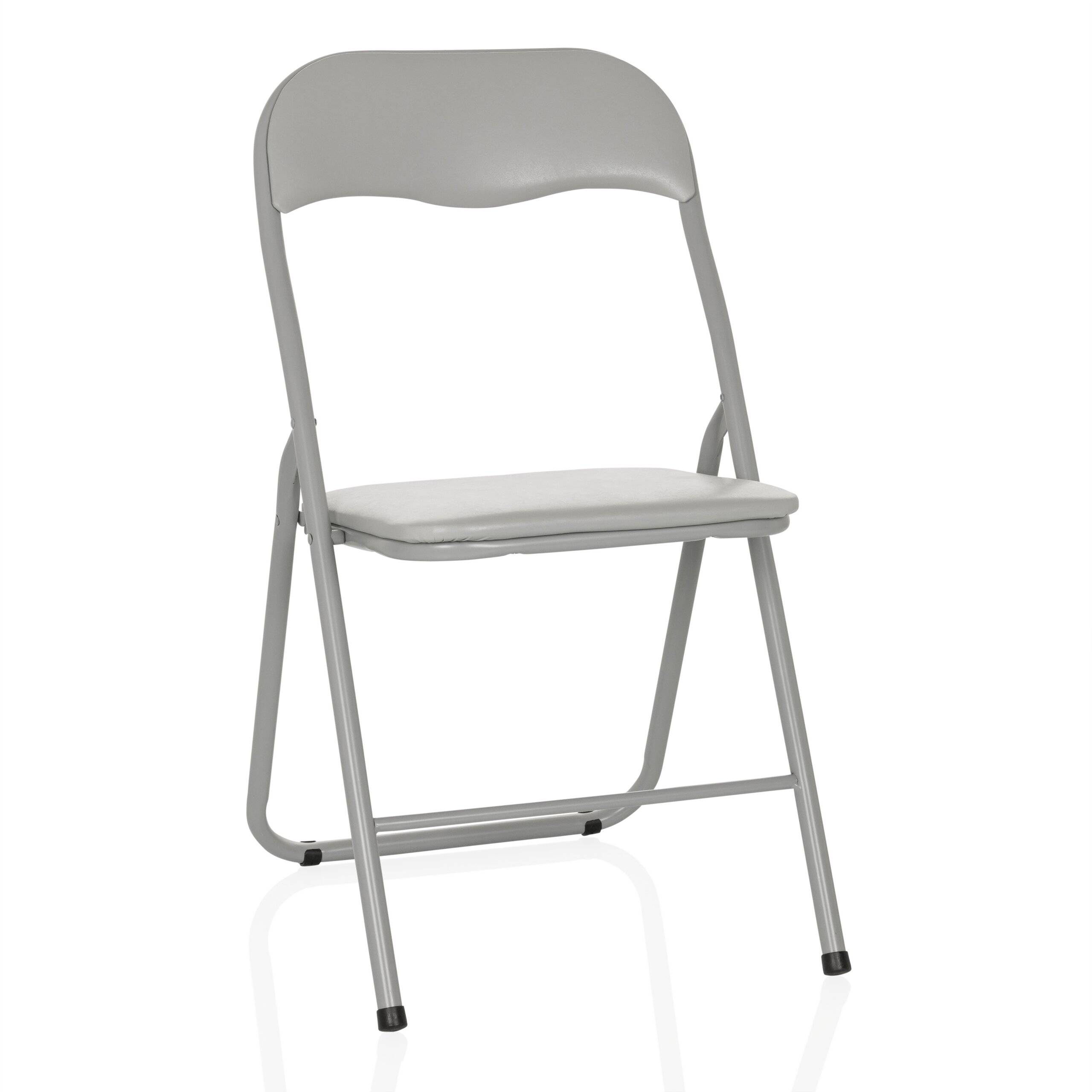 Konferenzstuhl Besucherstuhl Klappstuhl TUDELA BASIC PVC grau hjh OFFICE-0