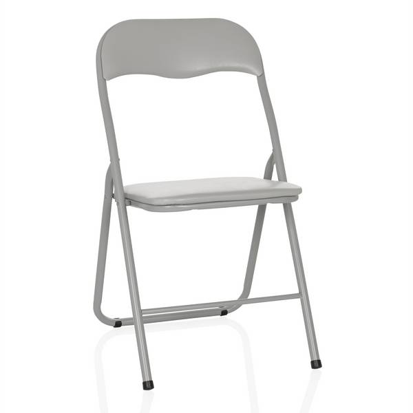 Konferenzstuhl Besucherstuhl Klappstuhl TUDELA BASIC PVC grau hjh OFFICE