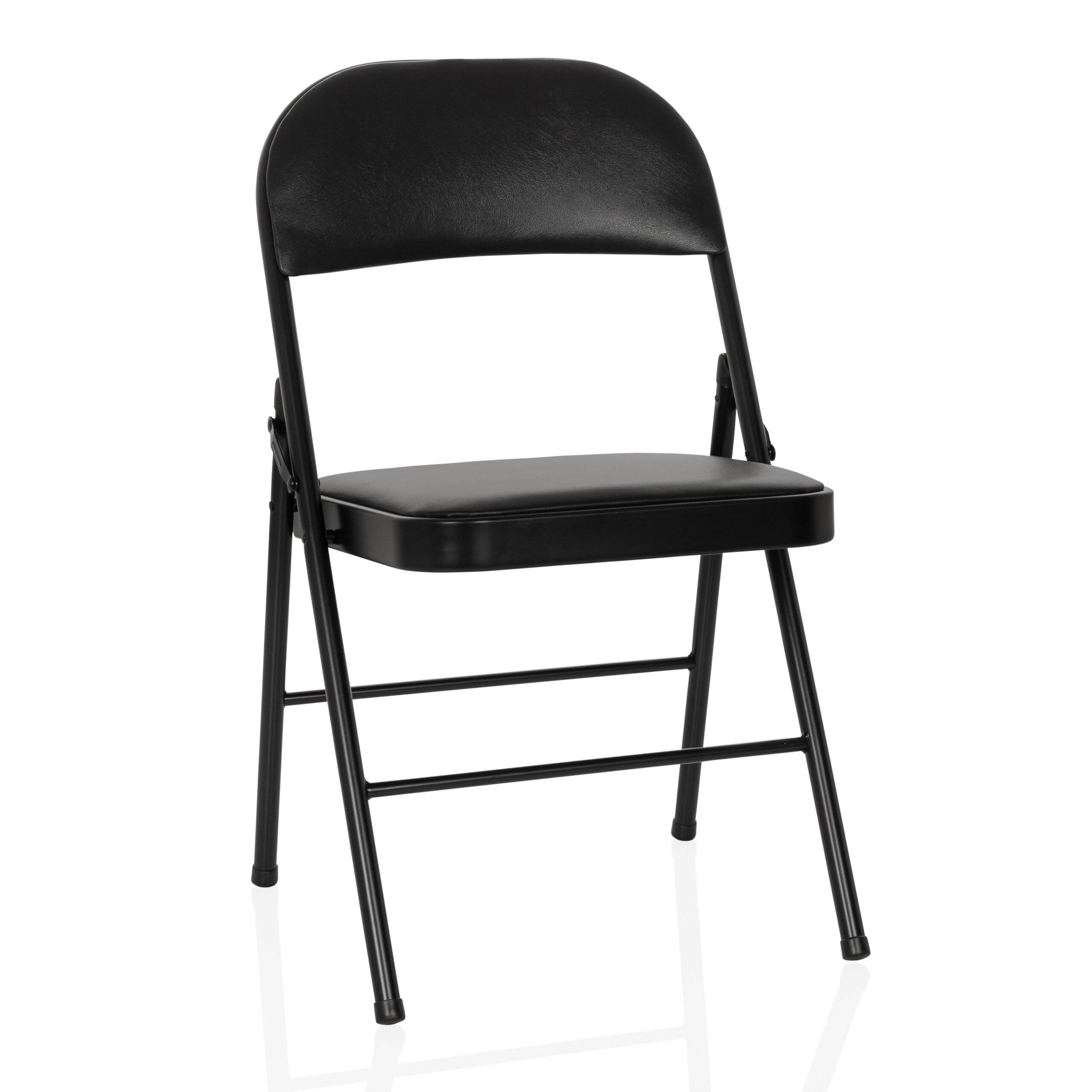 Konferenzstuhl Besucherstuhl Klappstuhl TUDELA H PU schwarz hjh OFFICE-0
