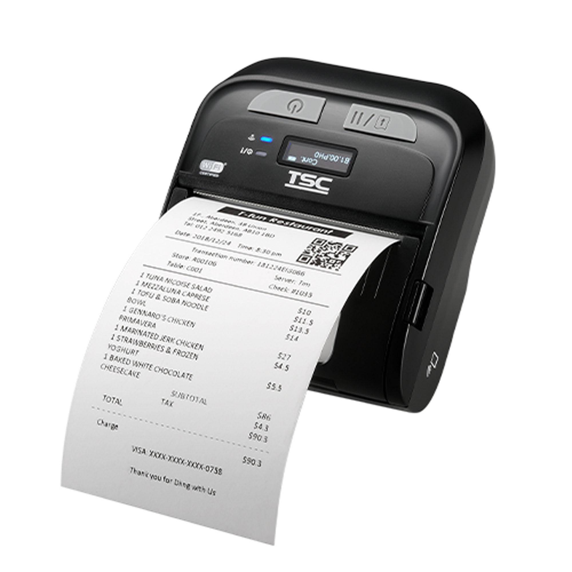TSC TDM-30 - Direkt Wärme - Mobiler Drucker - 60 - 160 µm - 4 cm - 80 mm - 7,2 c-0