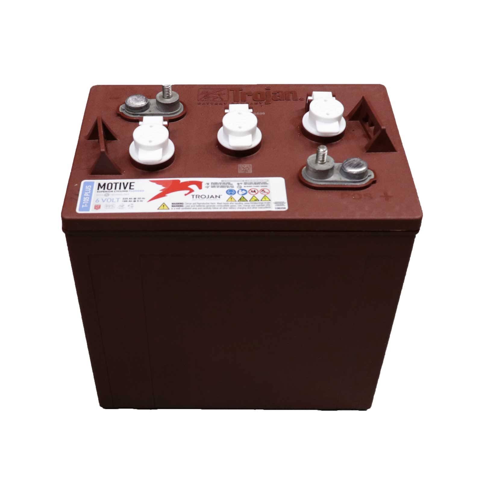 Trojan T-105 Plus 6V 225Ah Deep Cycle Traktionsbatterie ELPT-Anschluss-1