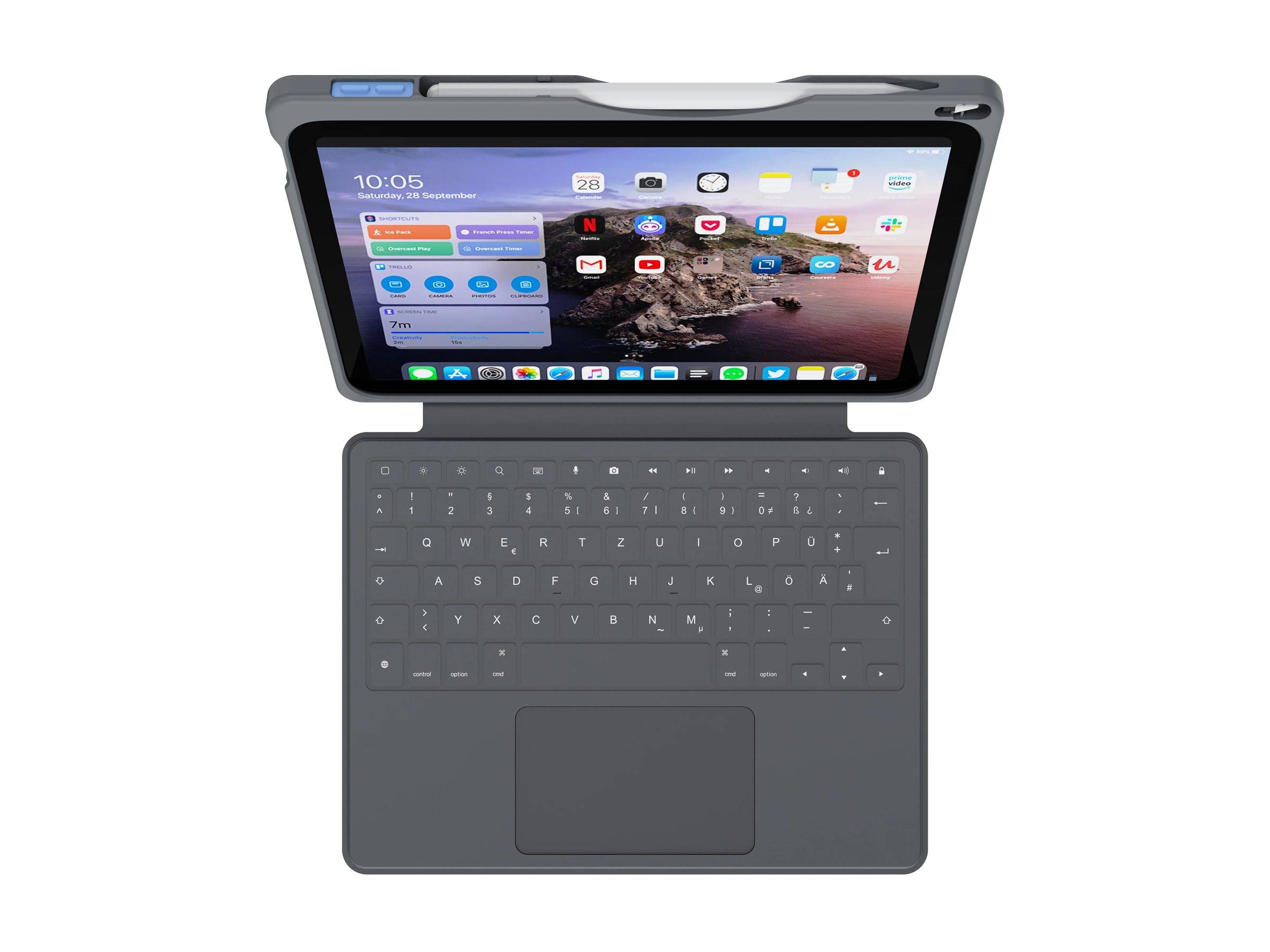 DEQSTER Touch PLUS - Tastatur und Foliohülle (Tastatur)-3