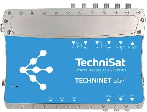 TSAT TechniNet BS7 digitale 16-fach Kompaktkopfstation DVB-S(2) / DVB-C