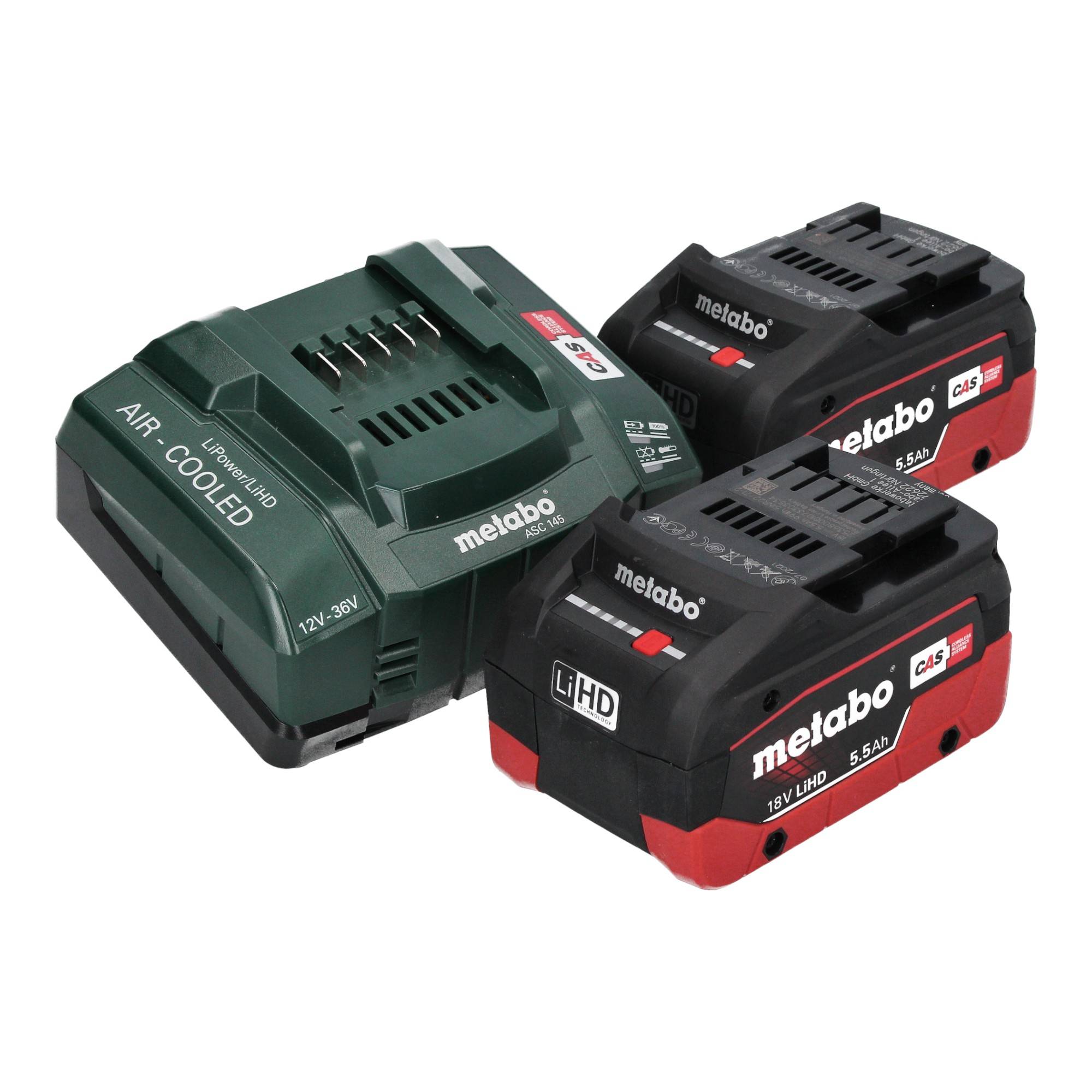 Metabo ST 18 LT 130 BL Akku Stichsäge 18 V 130 mm Brushless + 2x LiHD Akku 5,5 Ah + Ladegerät-4