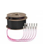 EFB Elektronik Trunkkabel U-DQ ZN BH OM4 12G 1x12 SC-SC 190m Dca LSZH Kabel 190 m low-smoke zero-halogen Glasfaser LWL-0