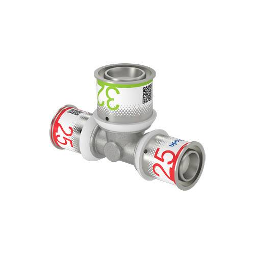 UPONOR S-Press PLUS T-Stück, reduziert, 25-32-25, 1 Stk.