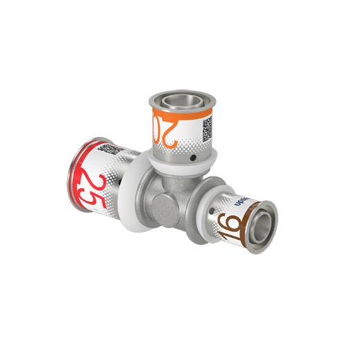 UPONOR S-Press PLUS T-Stück, reduziert, 25-20-16, 1 Stk.