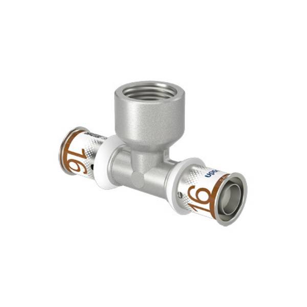 UPONOR S-Press PLUS, T-Stück mit Innengewinde, 16-Rp1/2"FT-16, 1 Stk.