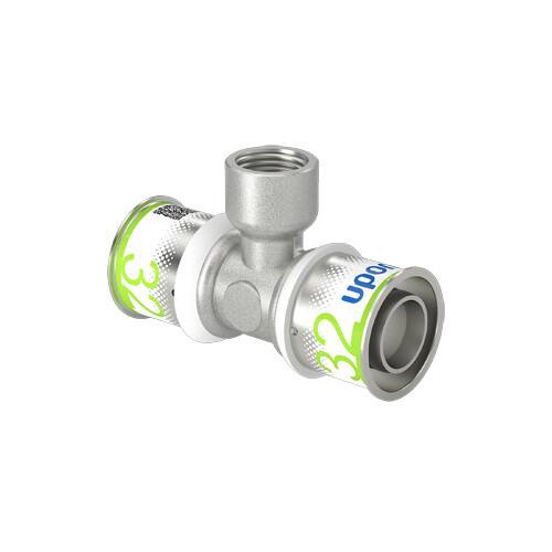 UPONOR S-Press PLUS, T-Stück, mit Innengewinde, 32-Rp1/2"FT-32, 1 Stk.-0