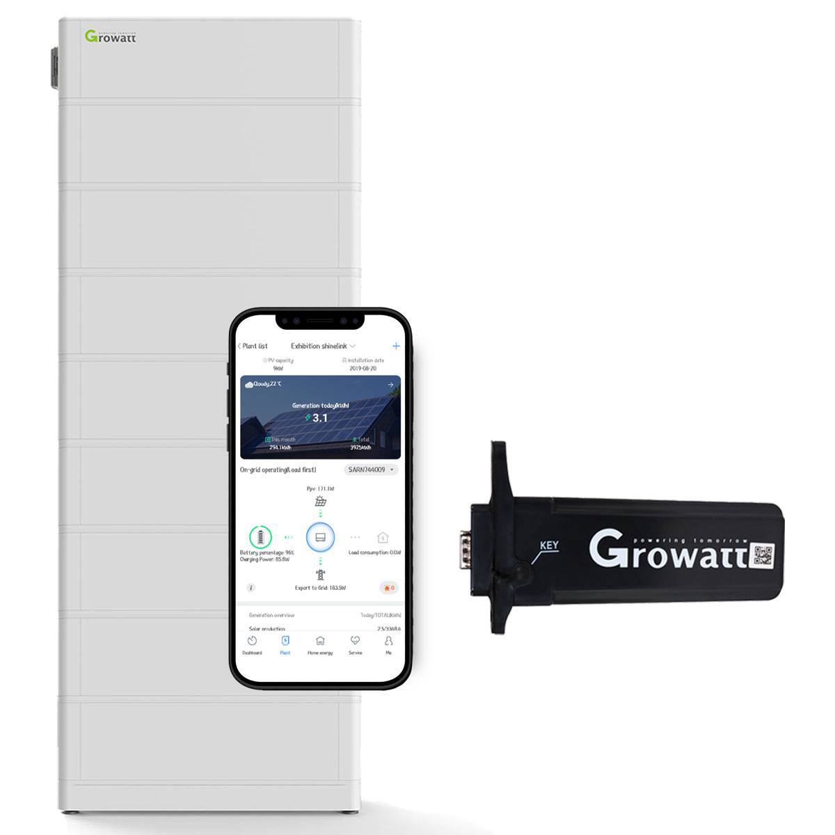 Growatt ARK 20.4kWh Hochvolt-Solarspeicher-Set für Growatt SPH TL3-BH-UP Serie-0
