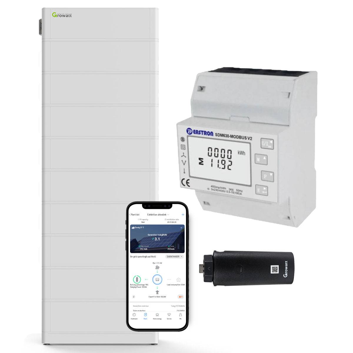 Growatt ARK 23.0kWh Hochvolt-Solarspeicher-Set für Growatt MOD TL3-XH Serie-0