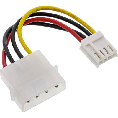 InLine® Stromadapter, 13,34cm (5,25") Buchse zu 8,89cm (3,5") Stecker, 0,06m-0