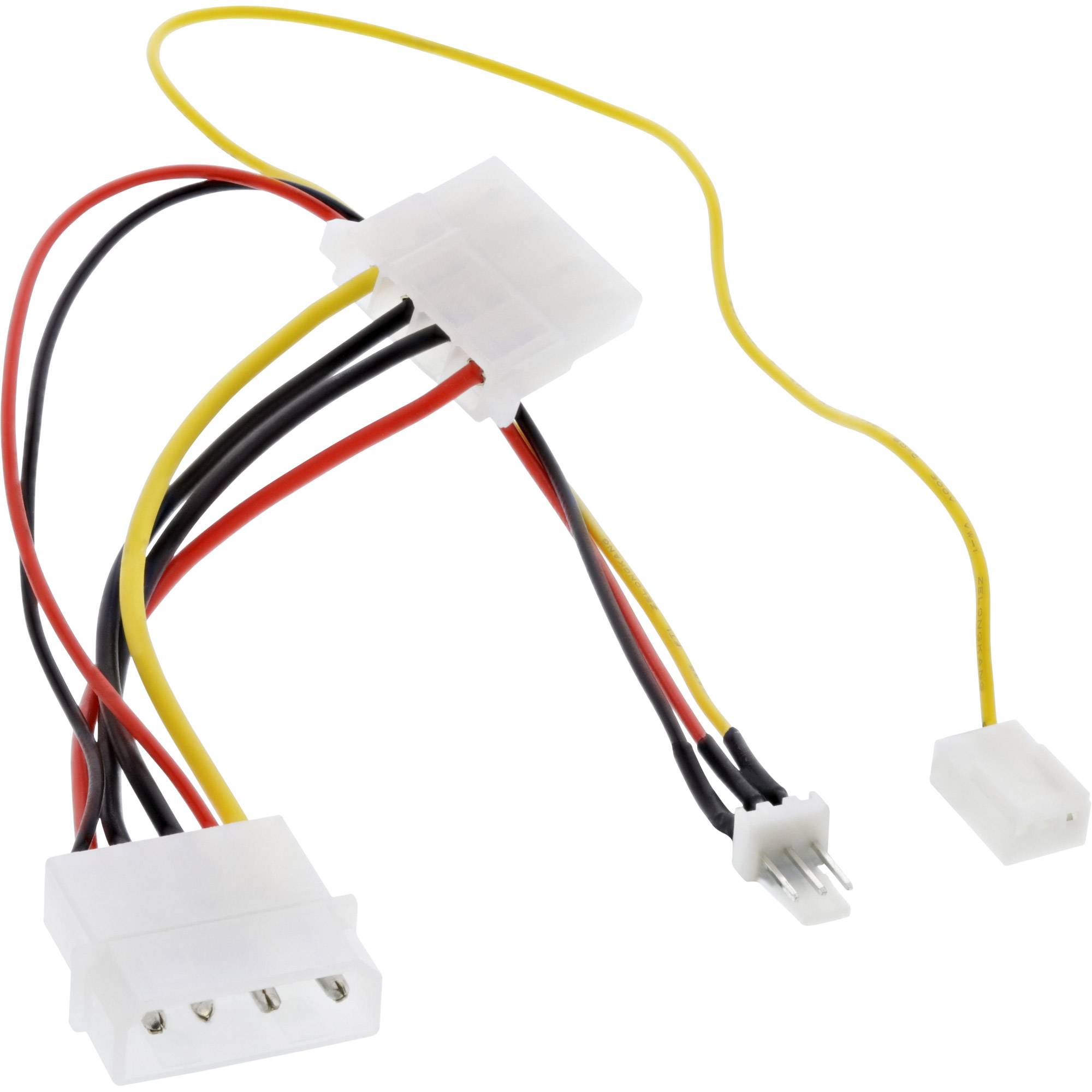 InLine® Lüfter Adapterkabel, 12V zu 7V, mit Tachosignal-0