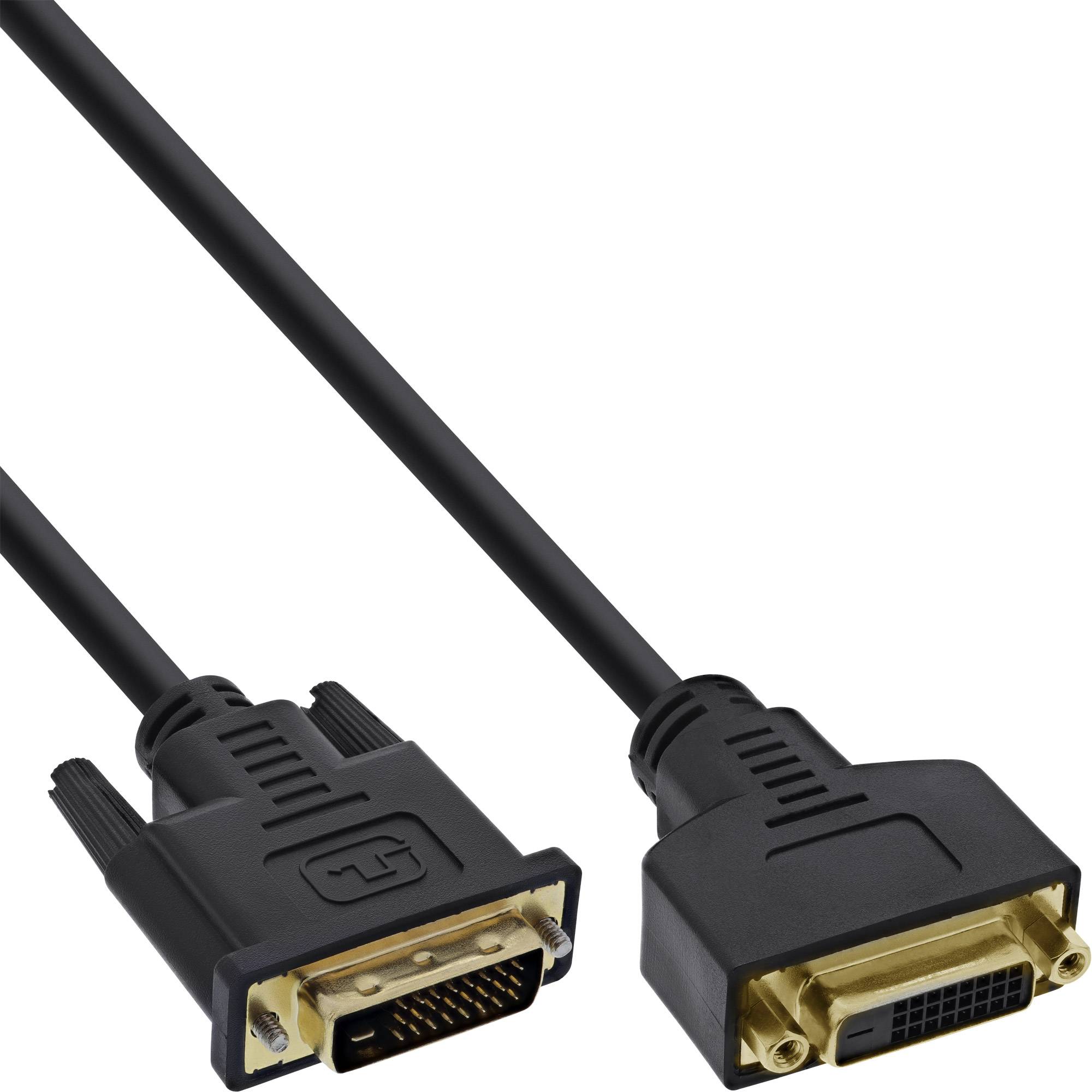 InLine® DVI-D Verlängerung Premium, digital 24+1 Stecker / Buchse, Dual Link, 2m-0