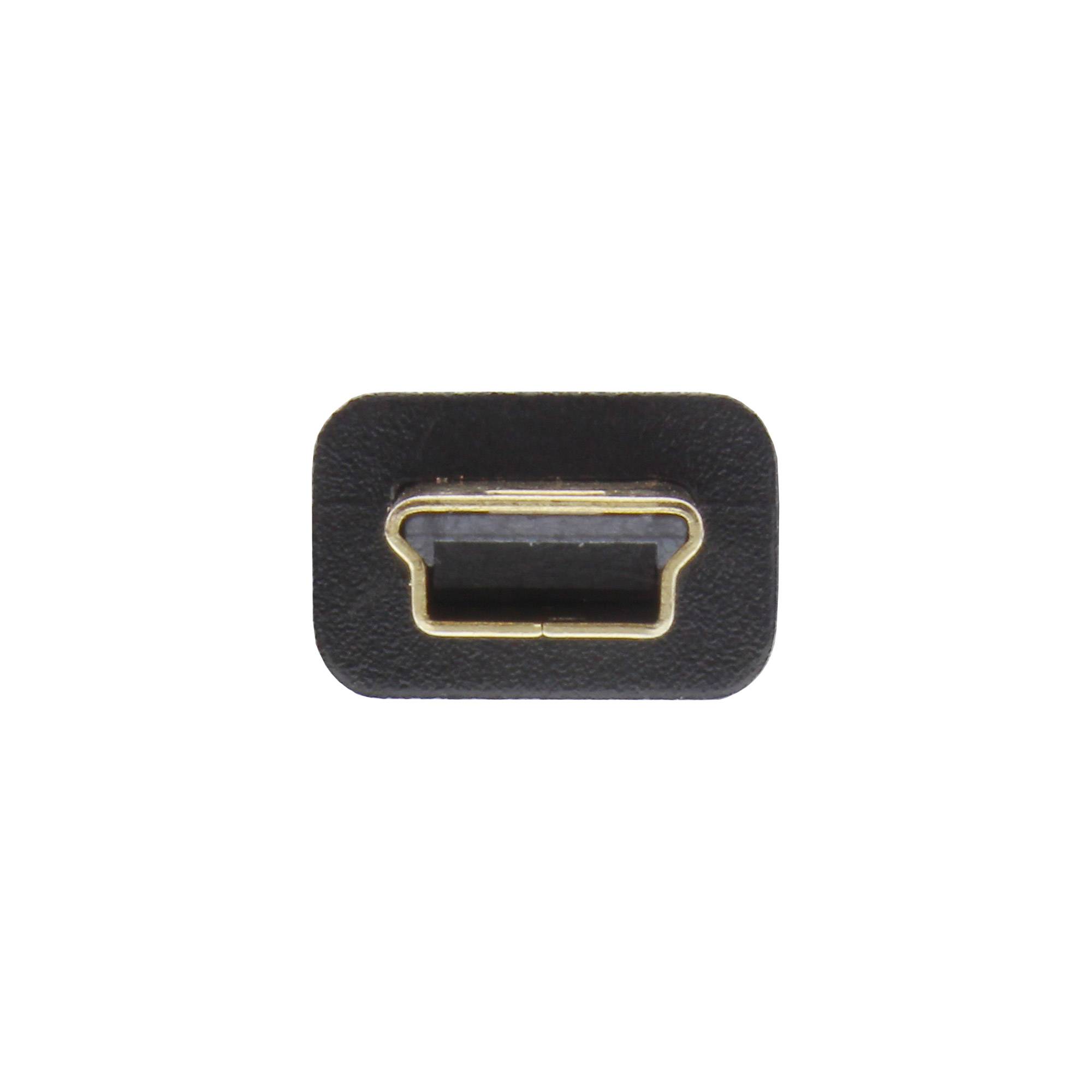 InLine® USB 2.0 Mini-Kabel, USB A ST/Mini ST 5pol, schwarz, vergold. Kont., 3m-2