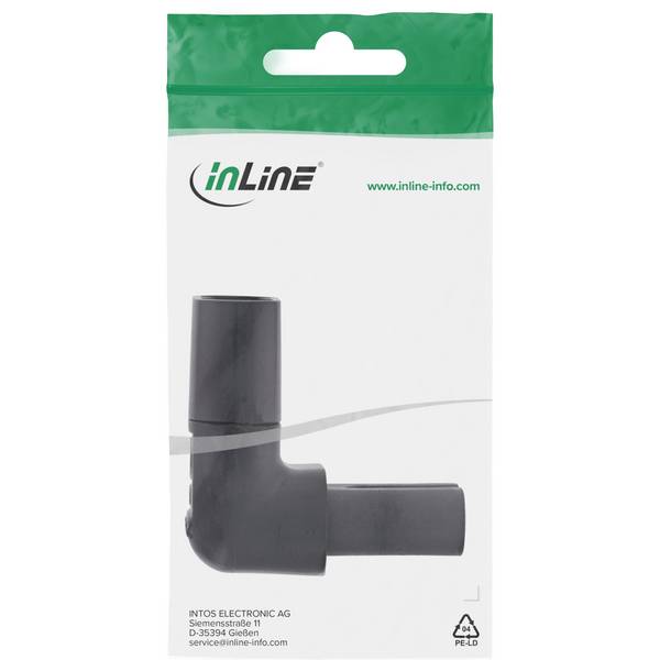 InLine® Netzadapter IEC 60320 C8 / C7, oben/unten gewinkelt 2pol.