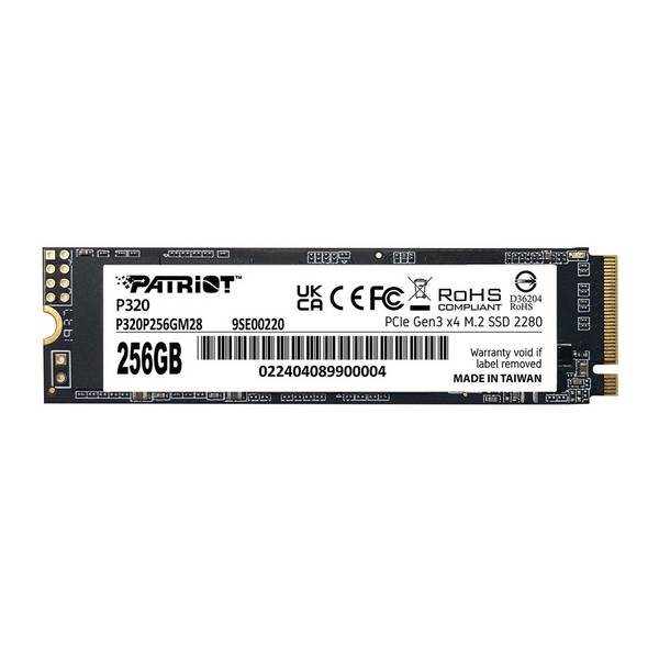 PATRIOT - SSD Viper P320 M.2 PCI-Ex4 NVMe 256GB 2.2GB/s P320P256GM28