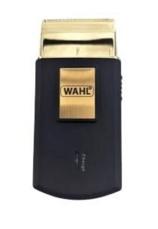 Wahl 07057-016, Folienschaber, Schwarz, Gold, 3,3 cm, 0,1 mm, Wechselstrom/Batterie, Nickel-Metallhydrid (NiMH)