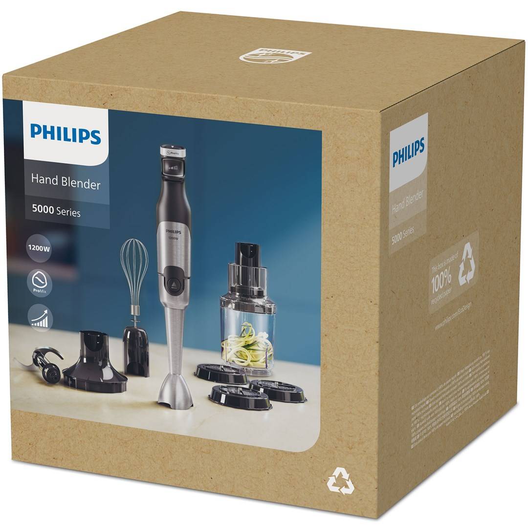 Philips Series 5000 HR2684 Hand blender 1.2kW Black-1