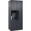 3er-Schließfachschrank Classic PLUS 2 Abteile grau B 800 mm 6 Fächer mit Bodengleitern. C+P Moebelsysteme |