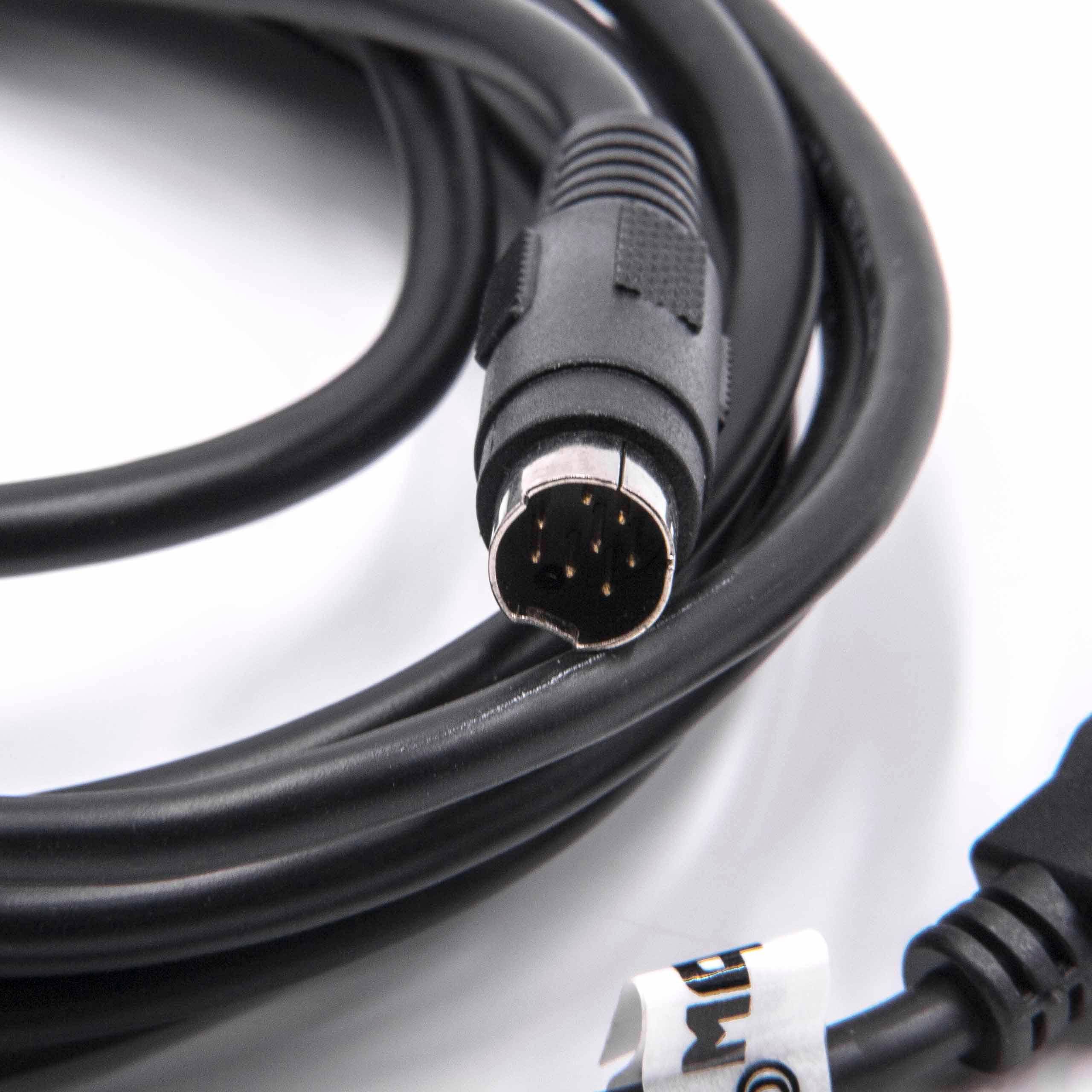 vhbw USB Programmierkabel kompatibel mit Allen Bradley Micro Panelviews Funkgerät, schwarz-1