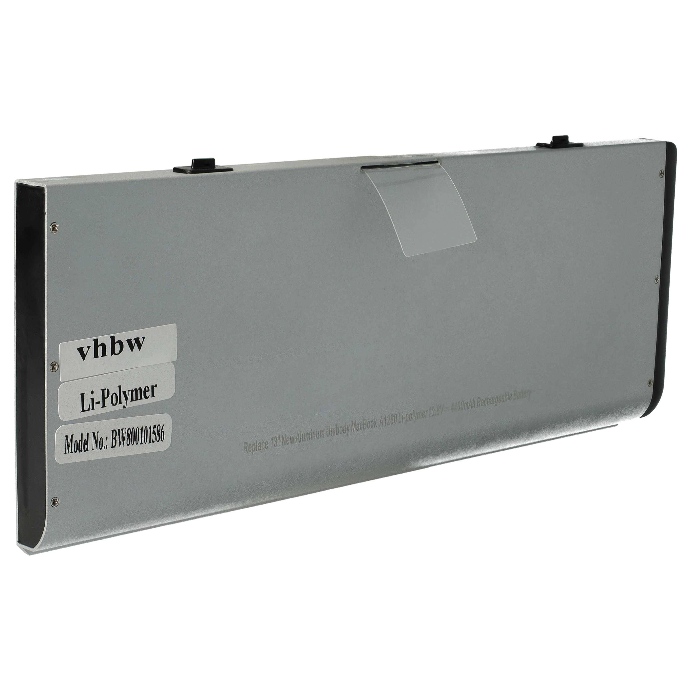 vhbw Akku Ersatz für Apple A1280 | A1278, MB771, MB771*/A, MB466LL/A, MB467LL/A für Notebook (4200 mAh, 10,8 V-1