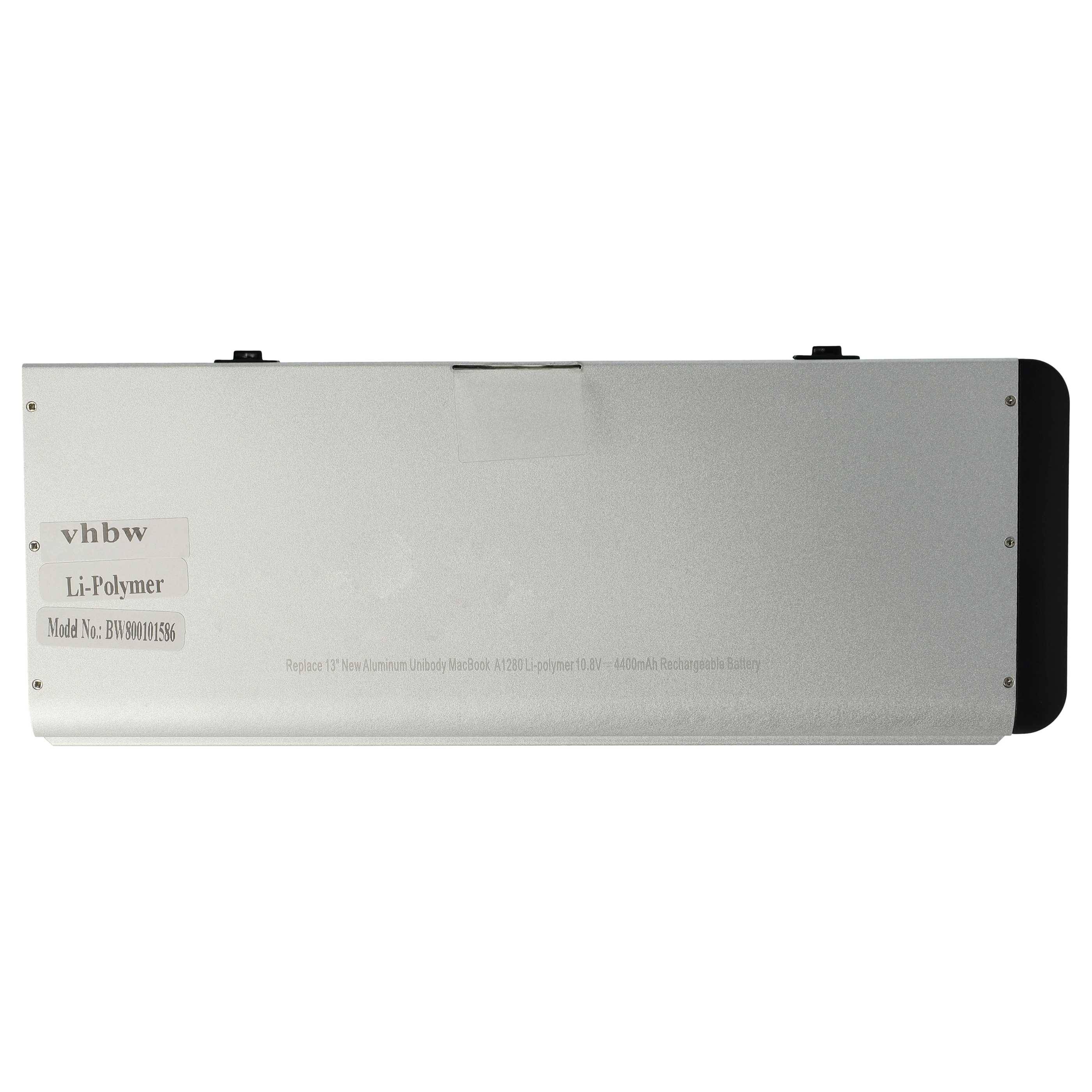 vhbw Akku Ersatz für Apple A1280 | A1278, MB771, MB771*/A, MB466LL/A, MB467LL/A für Notebook (4200 mAh, 10,8 V-3