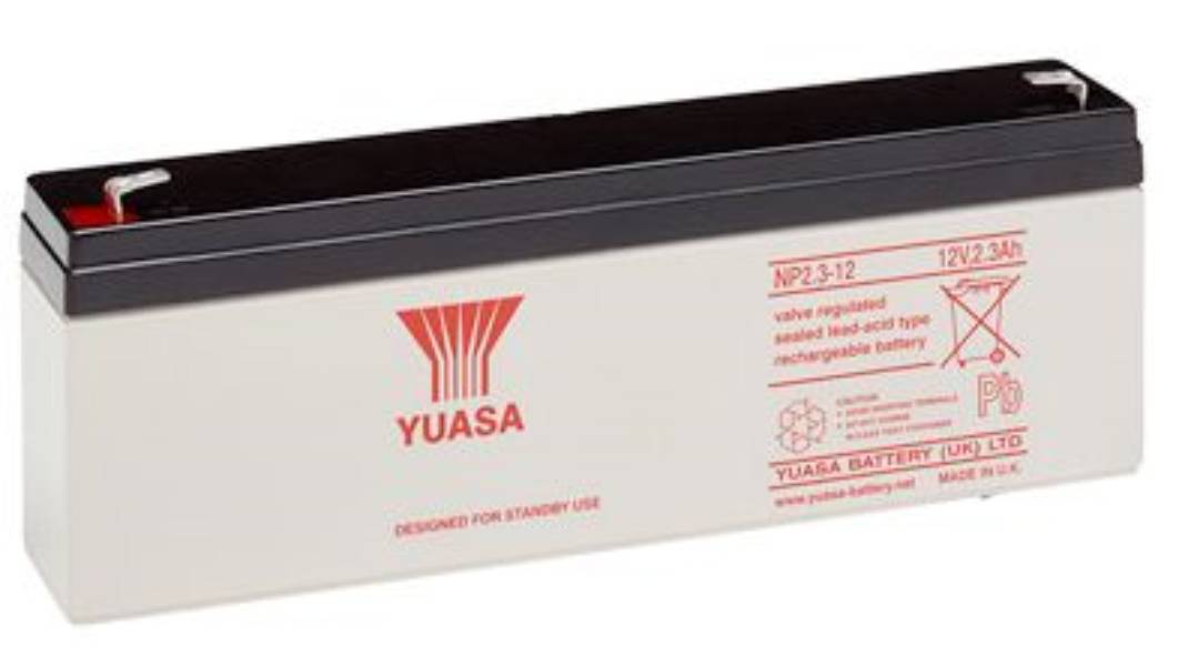 Yuasa NP2.3-12 2,3Ah 12V Bleiakku / AGM NP 2.3-12 VdS Zulassung-0