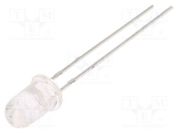 IR Sender  5mm  transparent  20°  λp max: 940nm  THT  20mA  1,2÷1,5V IR333C Infrarot-LEDs