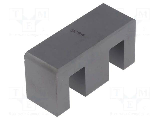 Kern: Ferrit E 3C94 6400nH 44000mm3 353mm2 A: 56,2mm B: 37,5mm E55/28/21-3C94 Ferritkerne-0