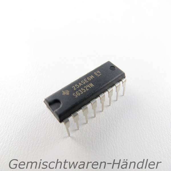 1 x IC SG3524 PWM Controller Driver Treiber 100mA 5,4V DIP 16 Texas Instruments