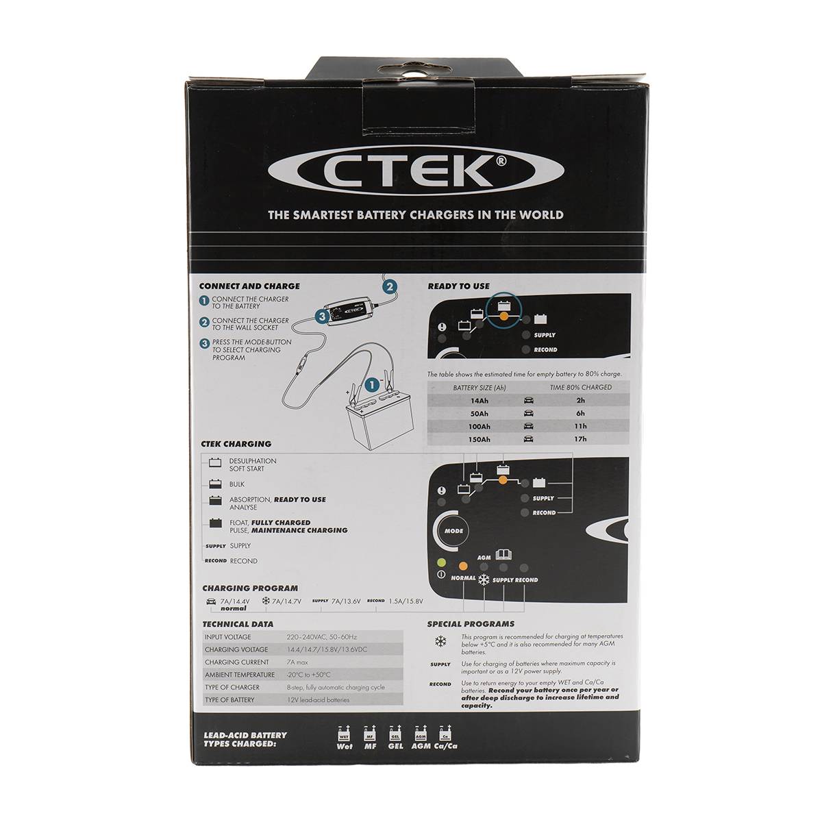 CTEK MXS 7.0 Batterie Ladegerät 12V 7A für Bleiakkus-2
