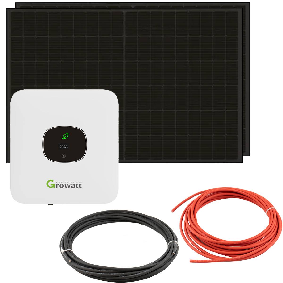 Balkonkraftwerk Growatt MIC 750 0,75kW mit 800W Solarpanels-0