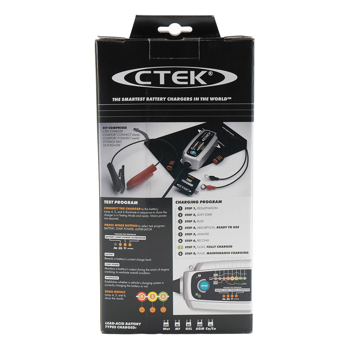 CTEK MXS 5.0 TEST&CHARGE EU Batterie Ladegerät 12V 5A für Bleiakkus-2